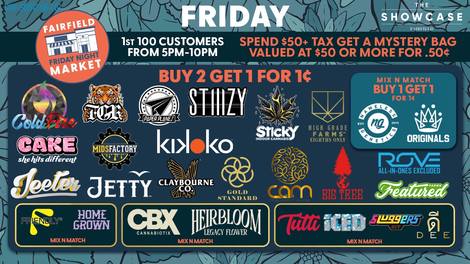 Showcase Delivery Friday Night Market at The Showcase PROMOS!