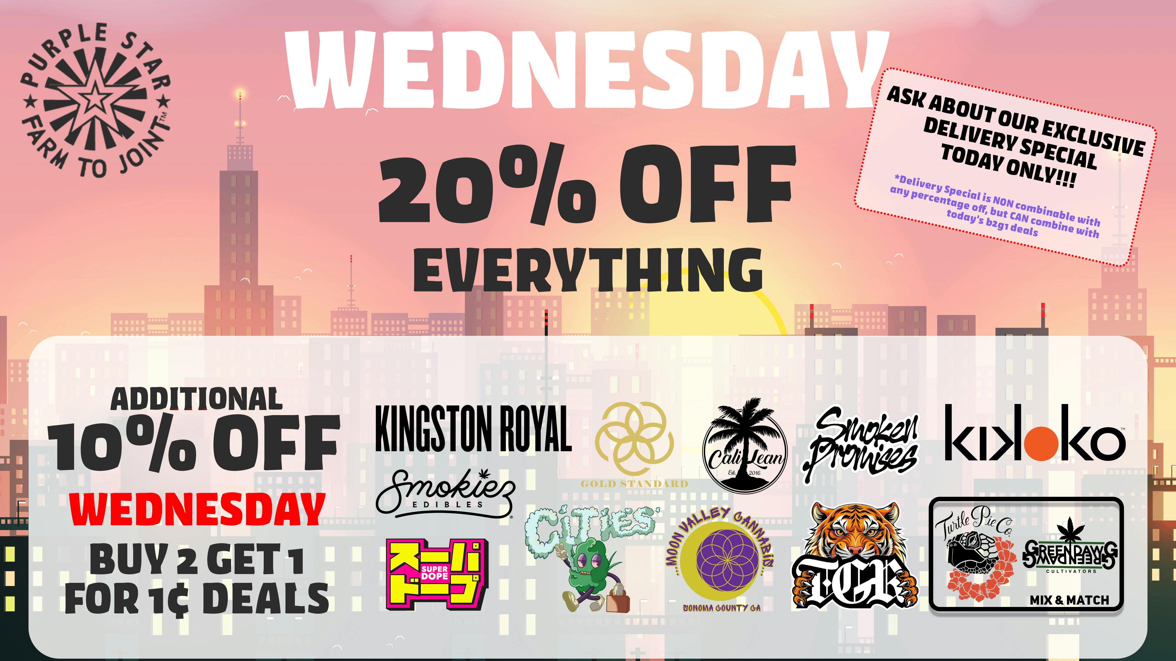 Purple Star MD Wednesday Deals at Purple Star