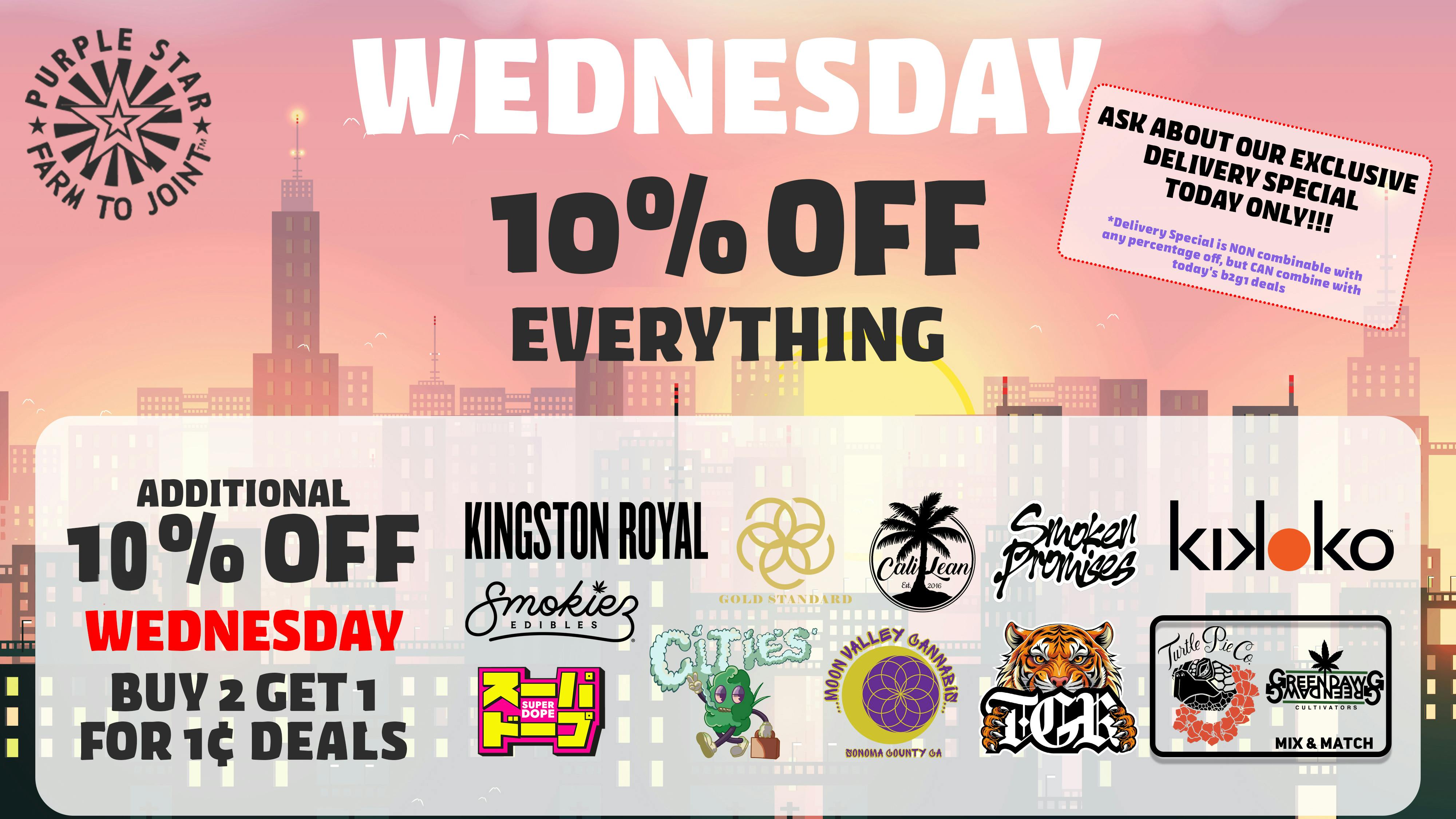 Purple Star MD Wednesday Deals at Purple Star