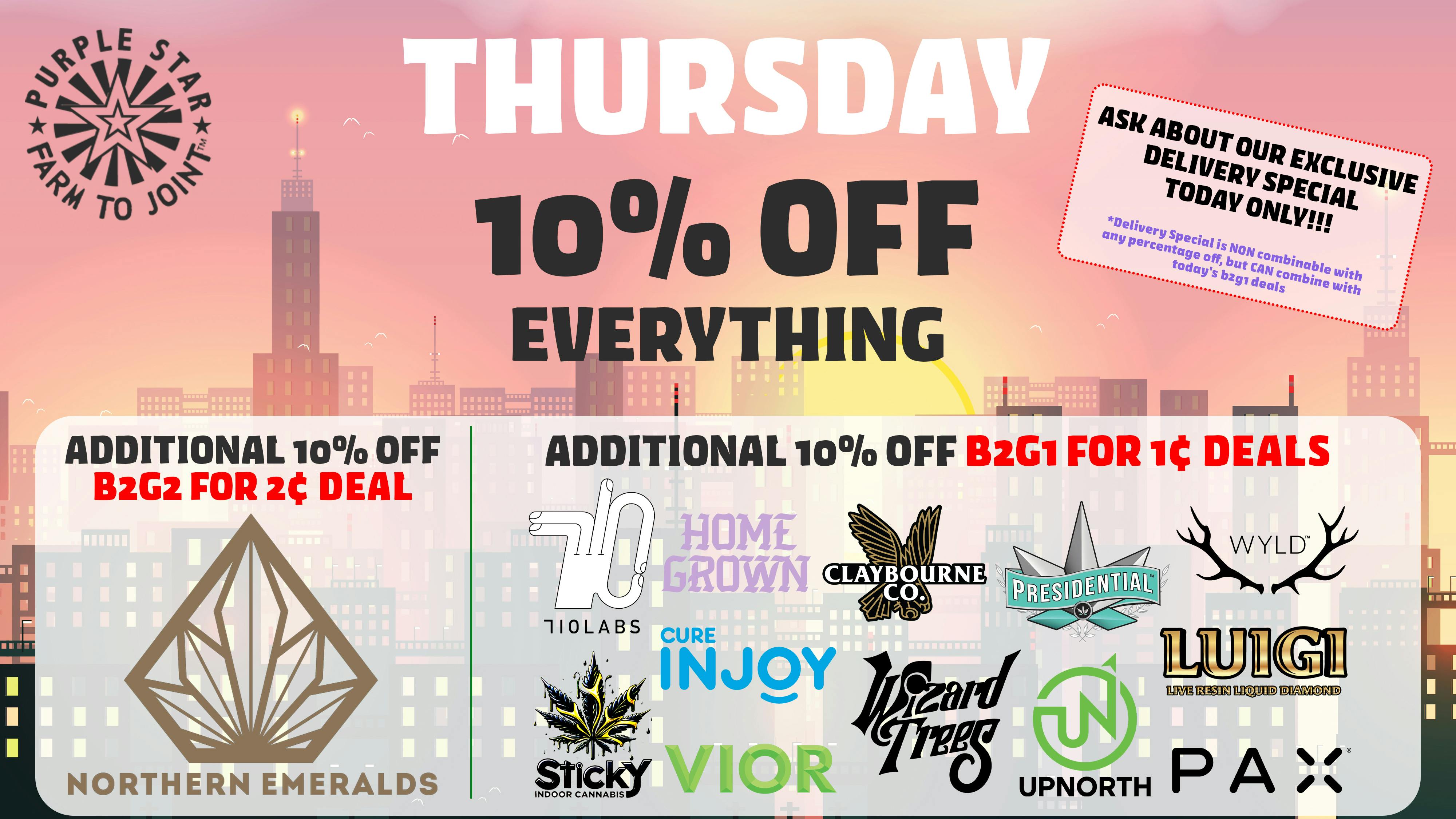 Purple Star MD Thursday Deals at Purple Star