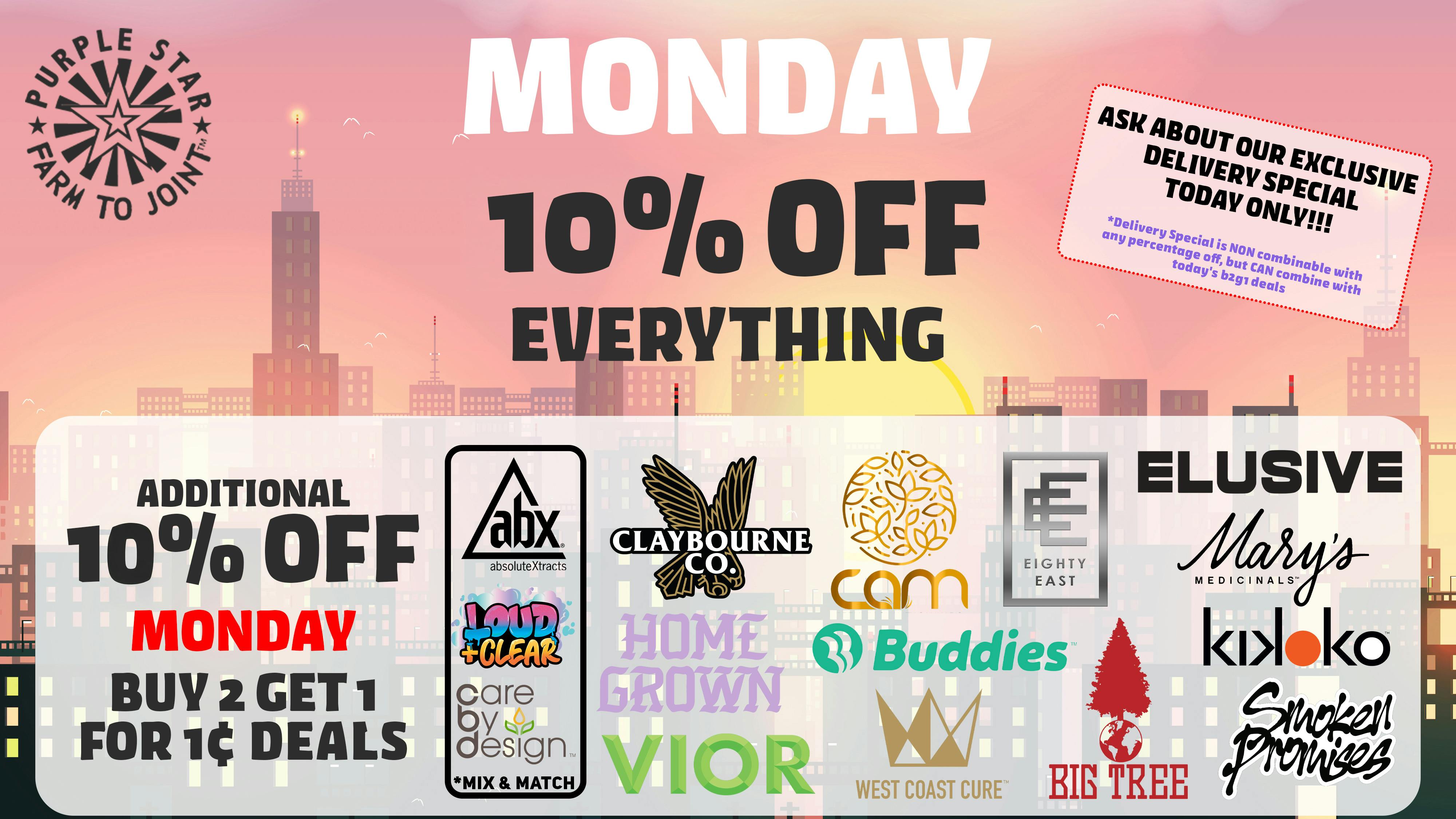 Purple Star MD Monday Deals at Purple Star