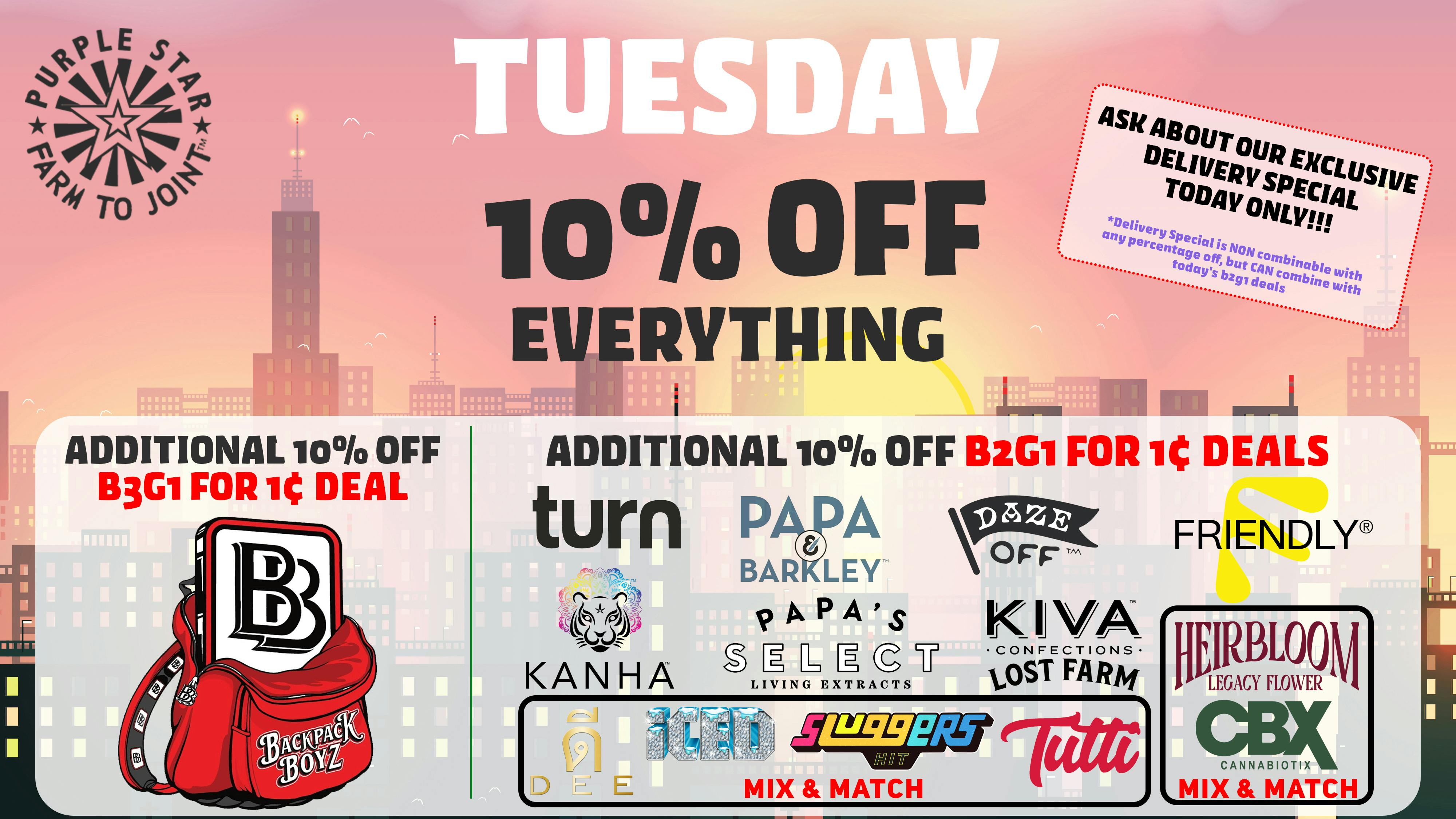 Purple Star MD Tuesday Deals at Purple Star