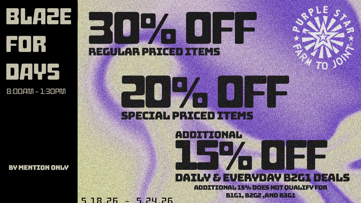 Purple Star MD Monday Deals at Purple Star