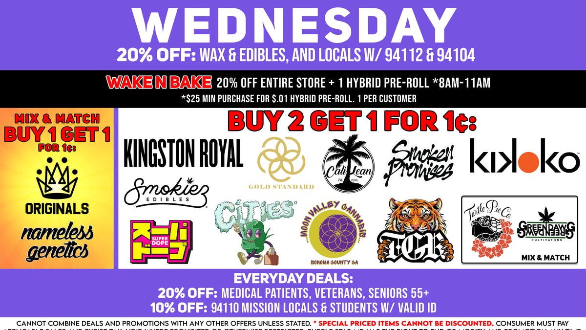 Purple Star MD Wednesday Deals at Purple Star