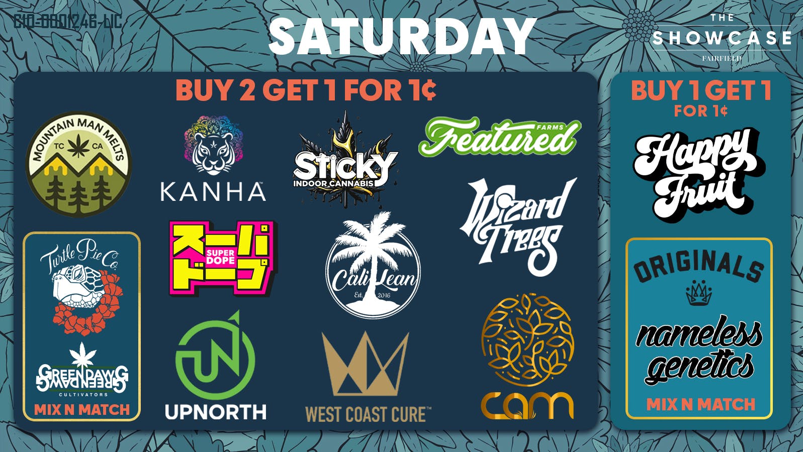 Showcase Saturday Deals at The Showcase