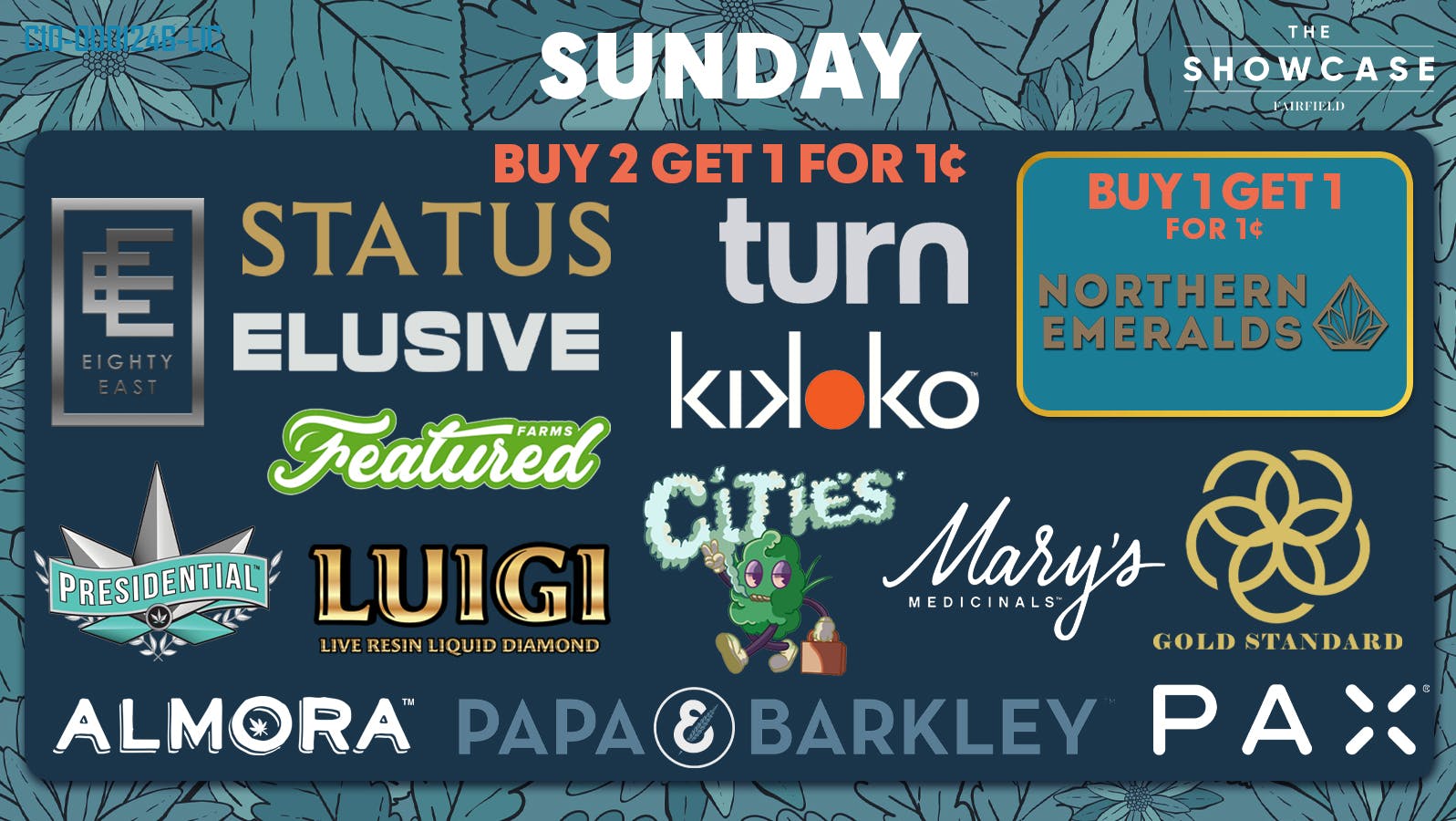 Showcase Sunday Deals
