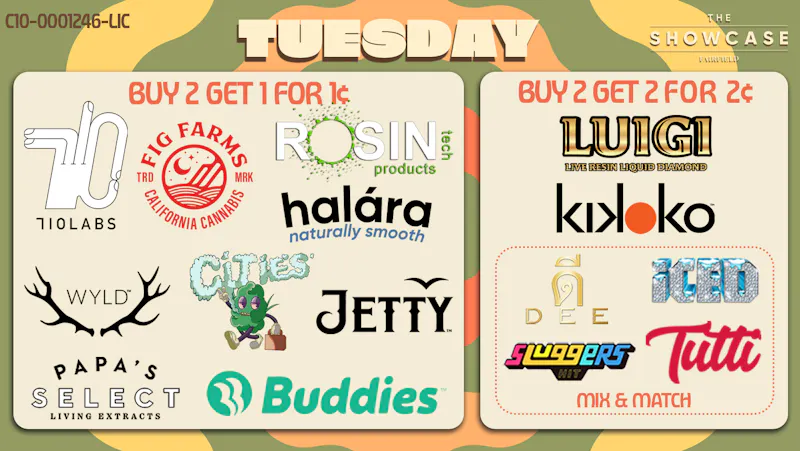Showcase Deals on Tuesday