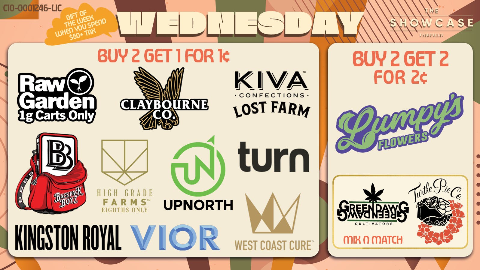 Showcase Delivery Deals on Wednesday
