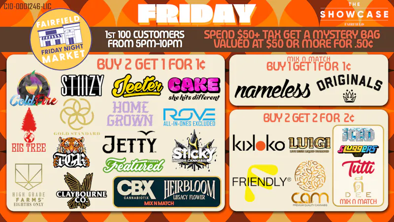 Showcase Deals on Friday - The Showcase Friday Night Market