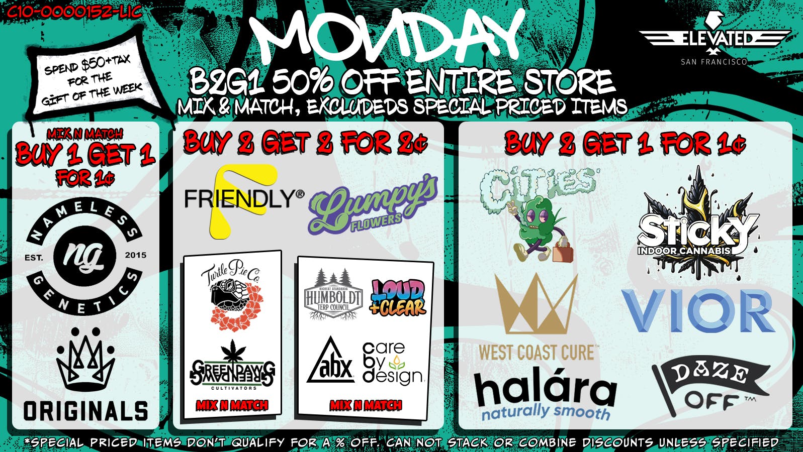 Elevated San Francisco Deals on Monday