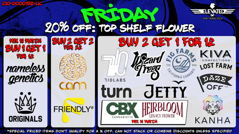 Elevated San Francisco Deals on Friday