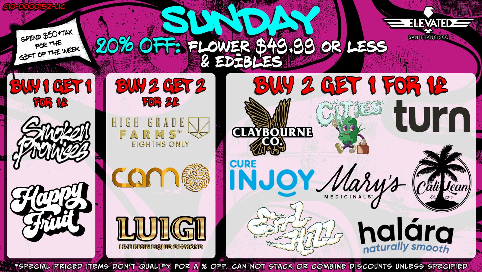 Elevated San Francisco Deals on Sunday