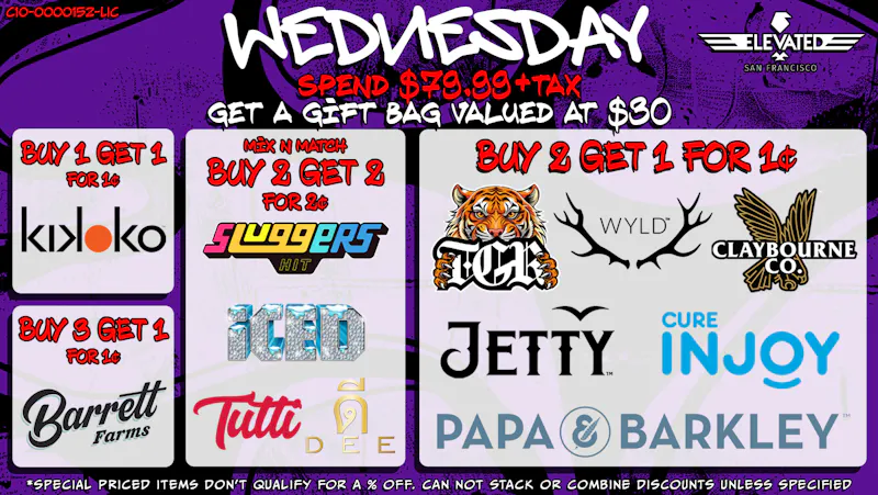Elevated San Francisco Deals on Wednesday