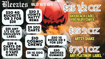 Bleezies $25 ½ OZ - $25 2 OZ – Artsy Shake