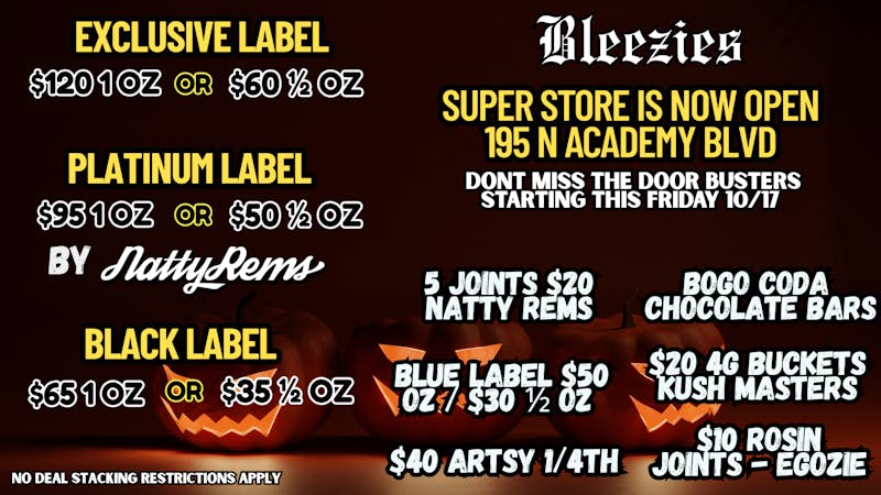 Bleezies 🎃 Bleezies Superstore — Now Open at 195 N Academy