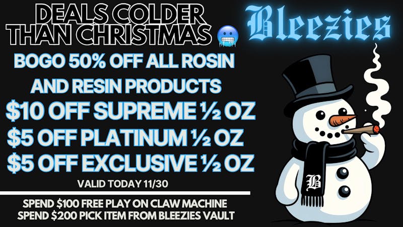 Bleezies All Rosin and Resin Products BOGO 50% OFF
