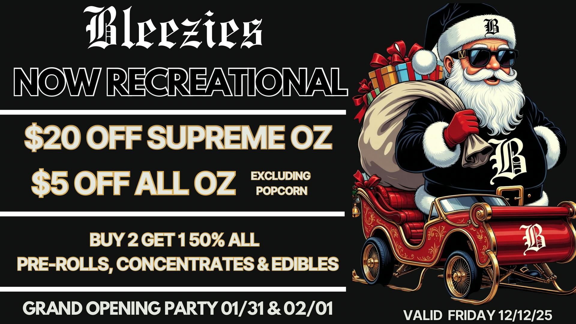 Bleezies Recreational and Medical Deals