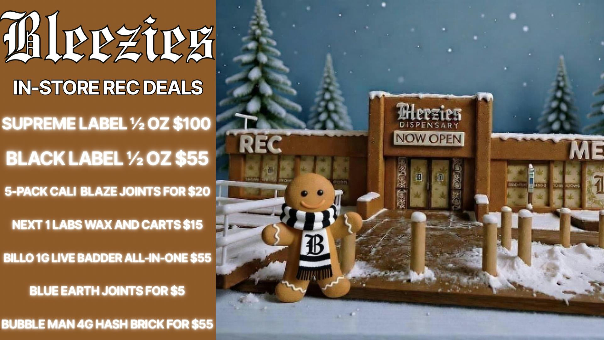 Bleezies Recreational Deals for The Holidays