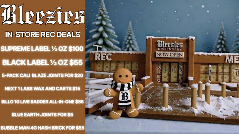 Bleezies Recreational Deals for The Holidays