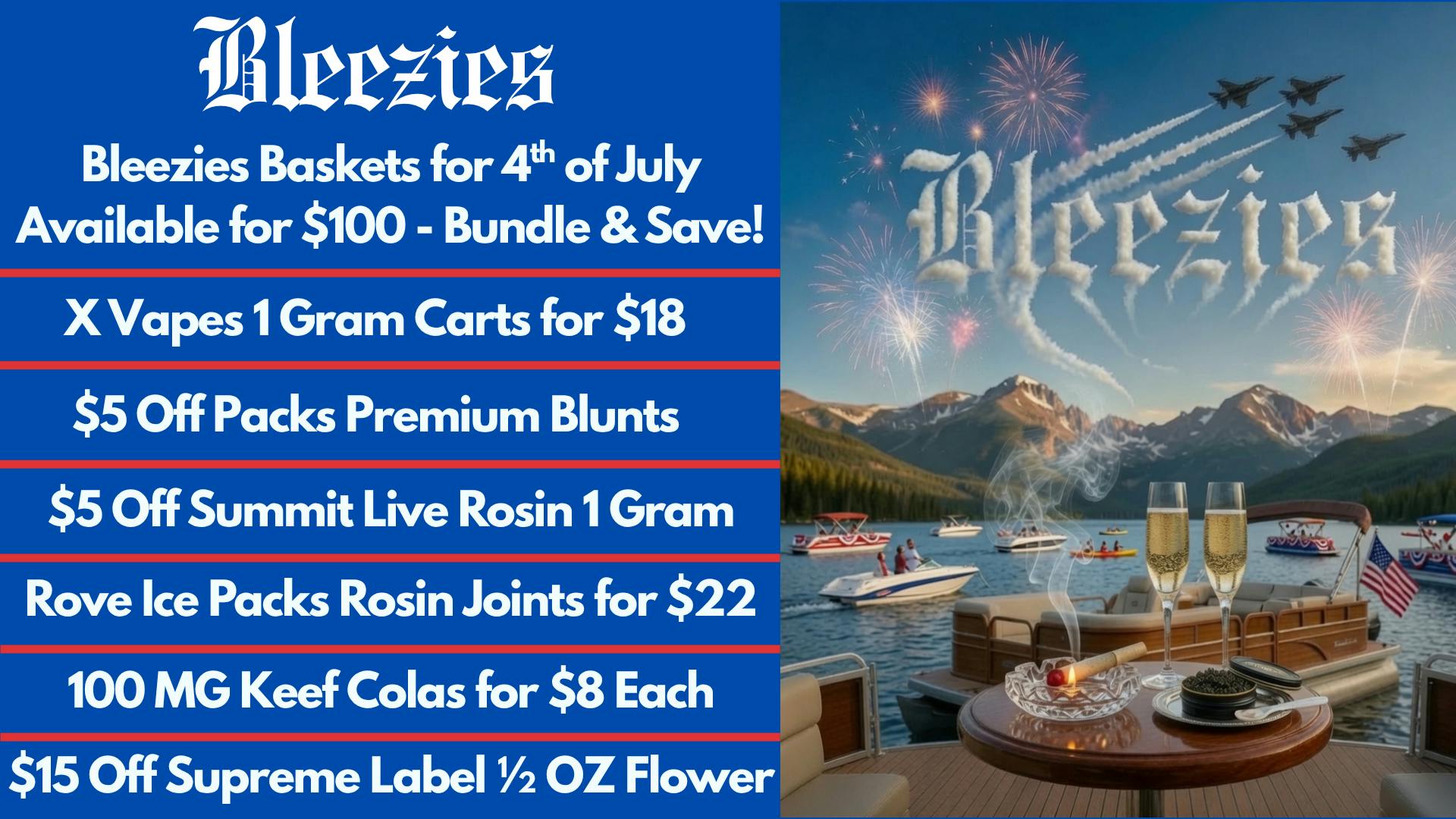 Bleezies 4th of July Bleezies Specials!