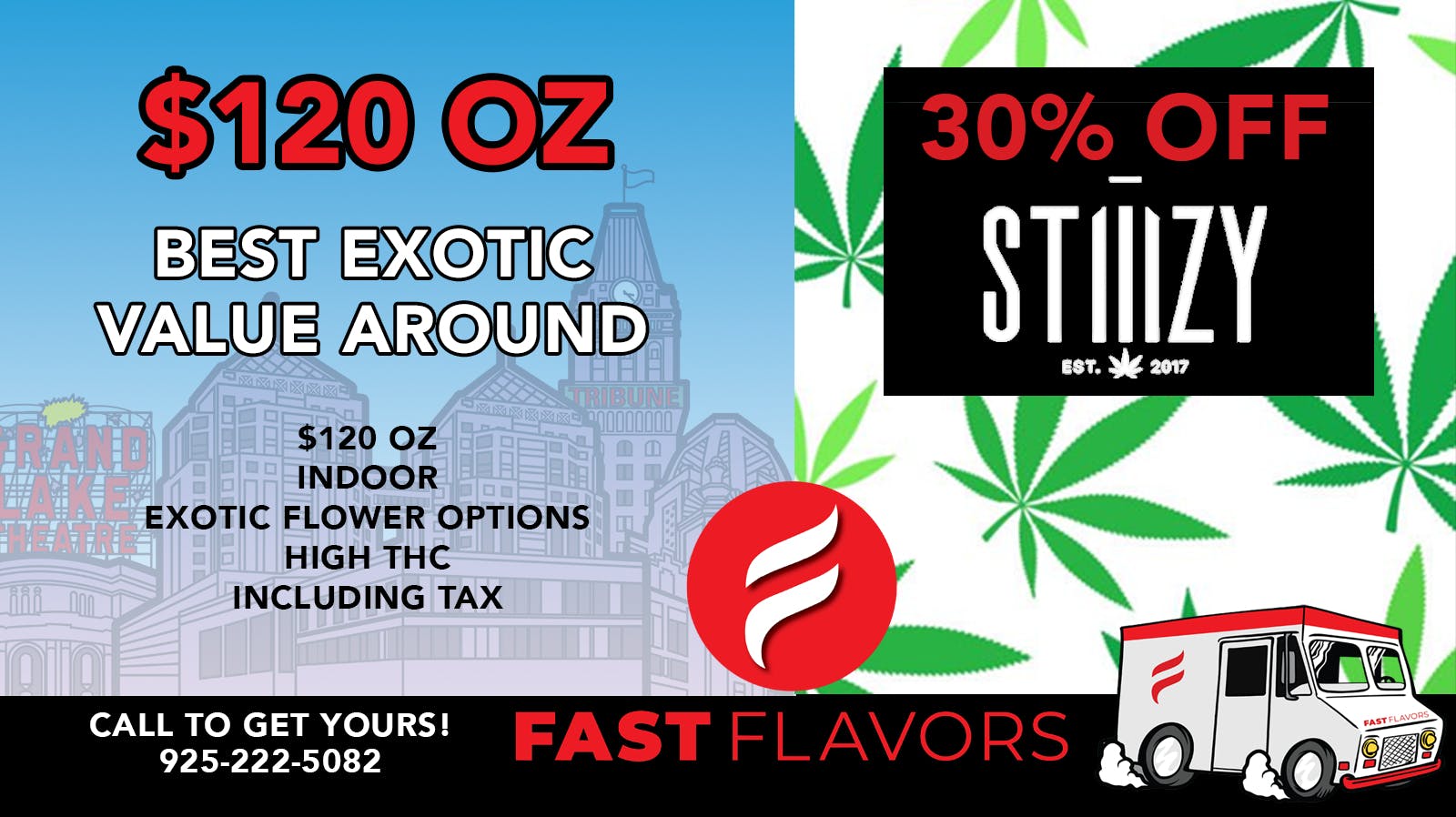 Fast Flavors 30% Off SELECT Stiiizy PRODUCTS