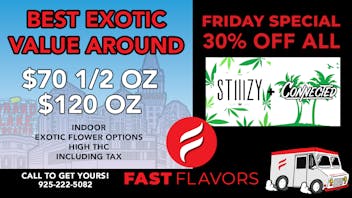 Fast Flavors 30% OFF ALL Stiiizy & Connected