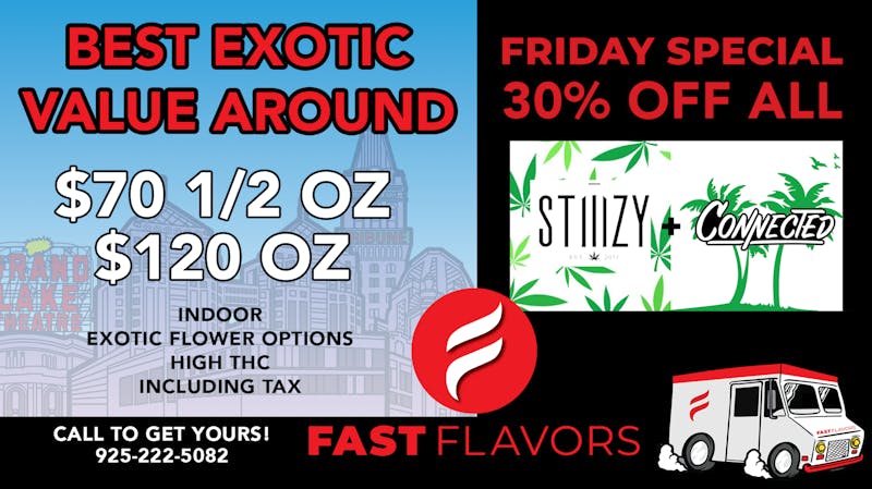 Fast Flavors 30% OFF ALL Stiiizy & Connected