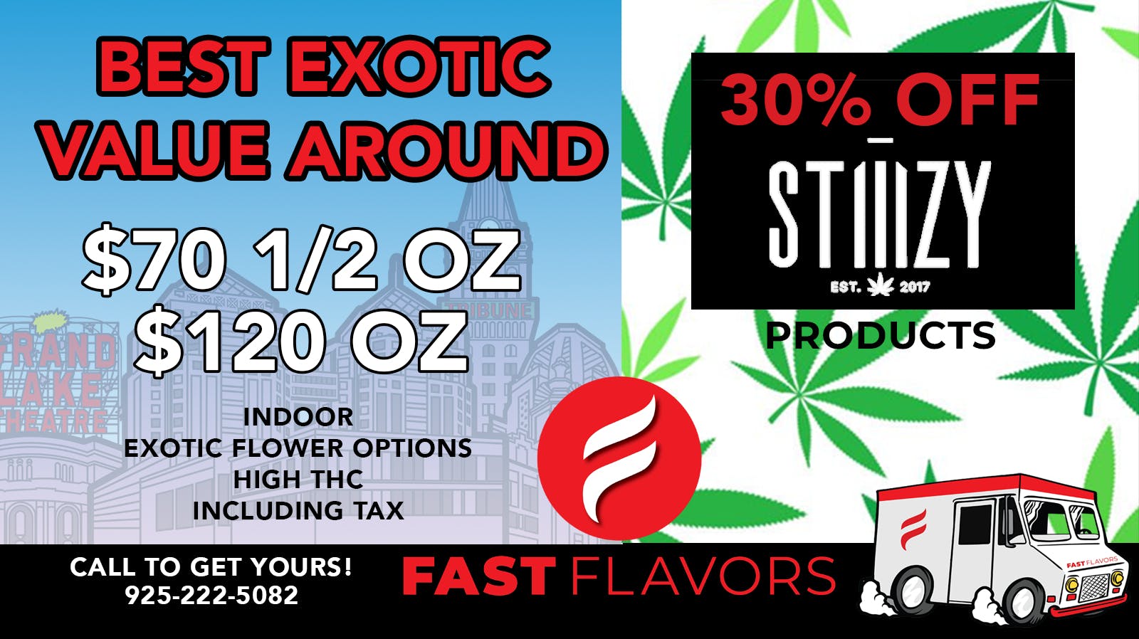 Fast Flavors STIIIZY - 30% Off