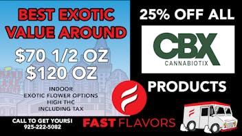 Fast Flavors 25% OFF CBX Products