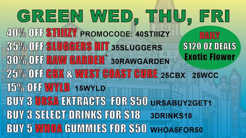 Fast Flavors GREEN WED, THU, FRI