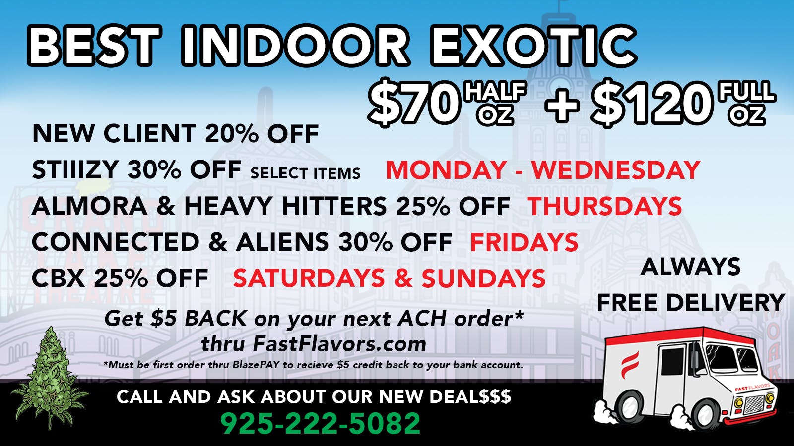 Fast Flavors Indoor Exotic, 30% OFF & more!!