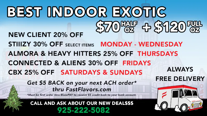 Fast Flavors Indoor Exotic, 30% OFF & more!!