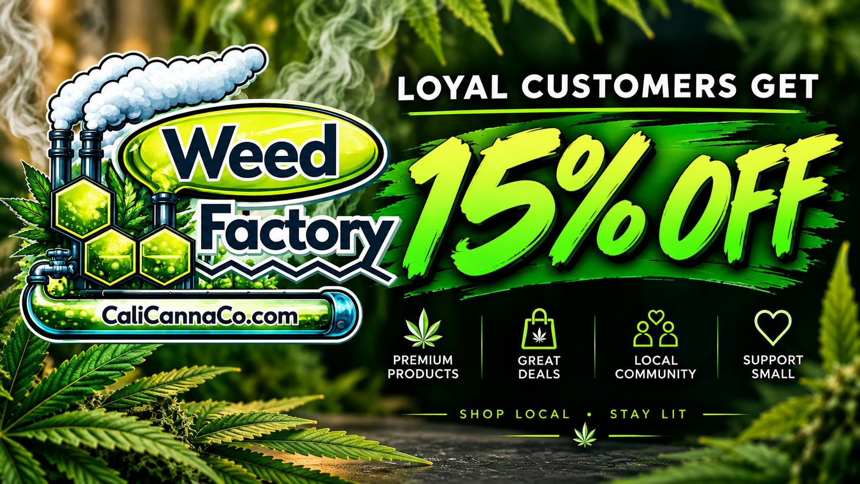 Cali Canna Company 15%OFF@WeedFactory