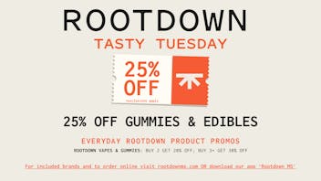 Rootdown - Gautier 25% OFF Edibles & Gummies - Tasty Tuesday!