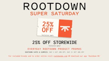 Rootdown - Olive Branch 25% OFF Storewide (with exclusions)