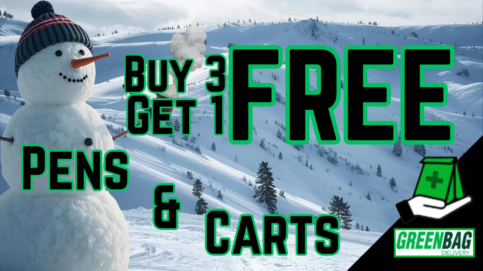 Green Bag Delivery Buy 3 Get 1 Free Magnum C@rts & P ens Mix n Match