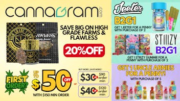 Cannagram - Citrus Heights $50 Off Your First Order — When You Spend $150+