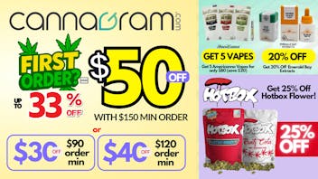 Cannagram - GraniteBay / Folsom Up To 33% First Order- Get $50 off - Spend $150