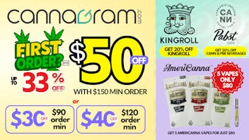 Cannagram - Roseville Up To 33% First Order- Get $50 off - Spend $150