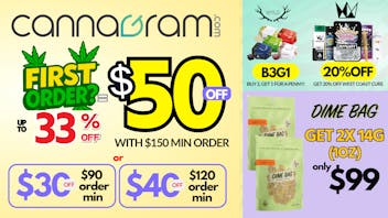Cannagram - Citrus Heights Up To 33% First Order- Get $50 off - Spend $150