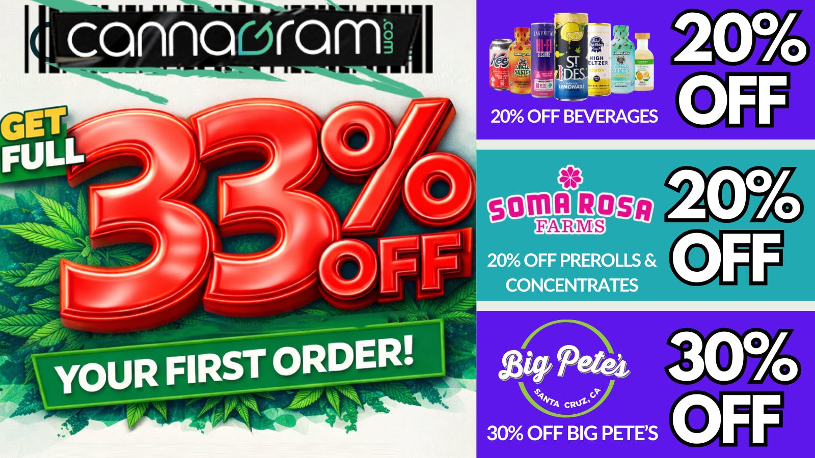 Cannagram - City of Sacramento 🔥 33% Off First Order 🔥