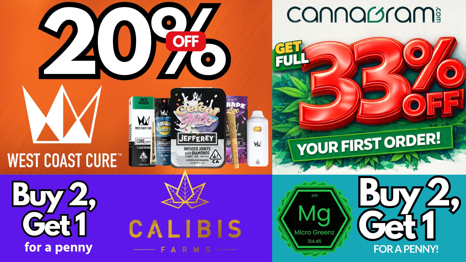 Cannagram - Roseville Get 20%OFF All West Coast Cure 🔥