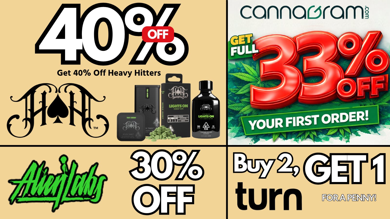 Cannagram - Roseville 🔥 Get 40% Off Heavy Hitters