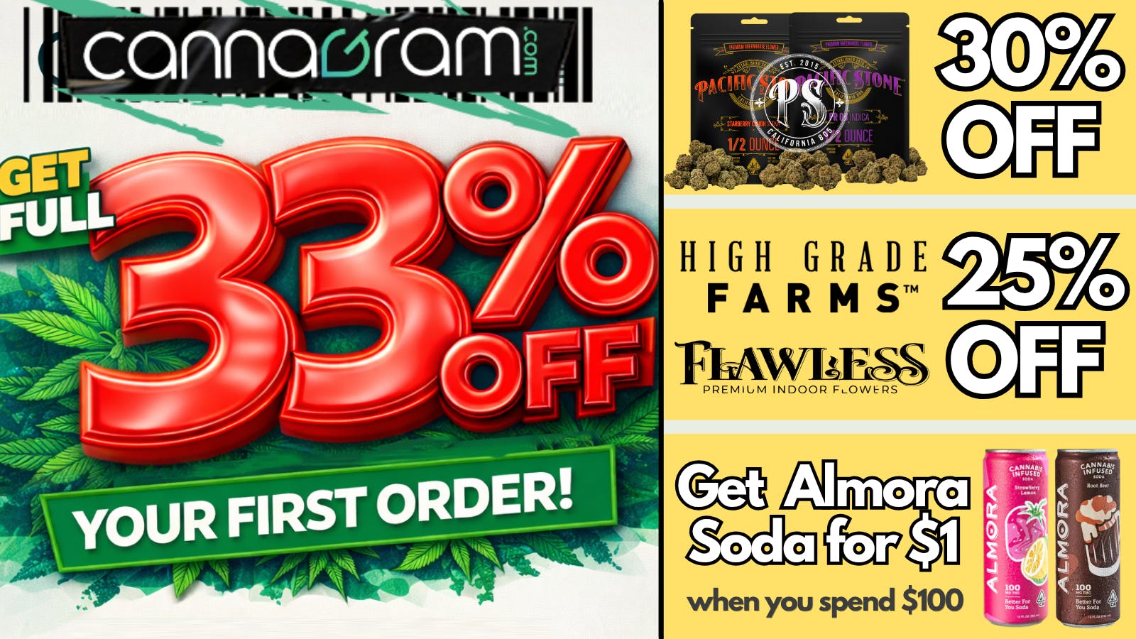 Cannagram - Arden-Arcade 🔥 33% Off First Order 🔥