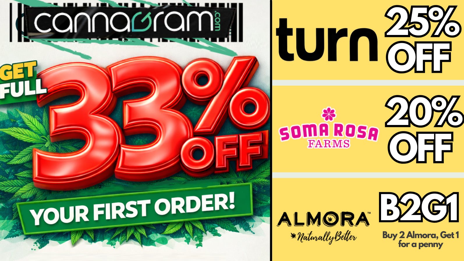 Cannagram 🔥 33% Off First Order 🔥