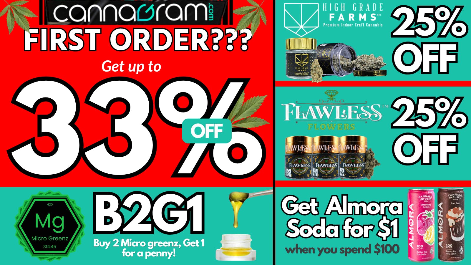Cannagram 🔥 33% Off First Order 🔥
