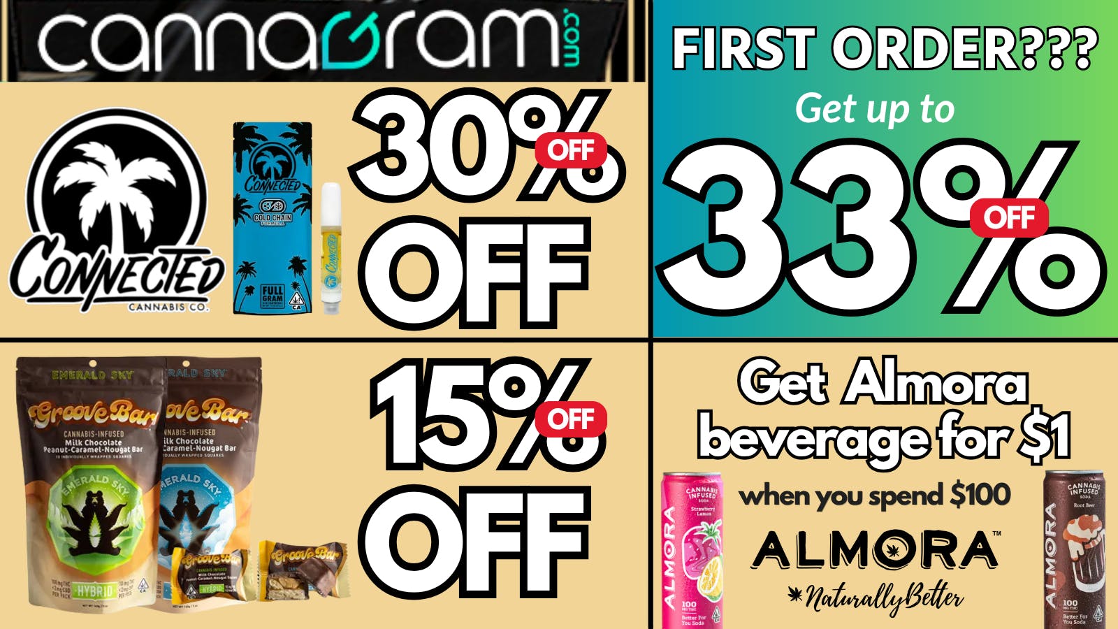 Cannagram - Citrus Heights 🔥 Get 30% OFF Connected Cannabis Co.