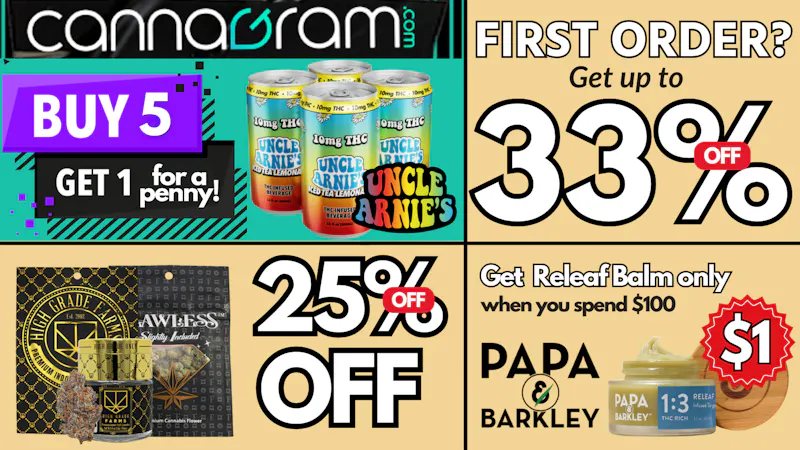 Cannagram - City of Sacramento Get an Uncle Arnies for a penny!