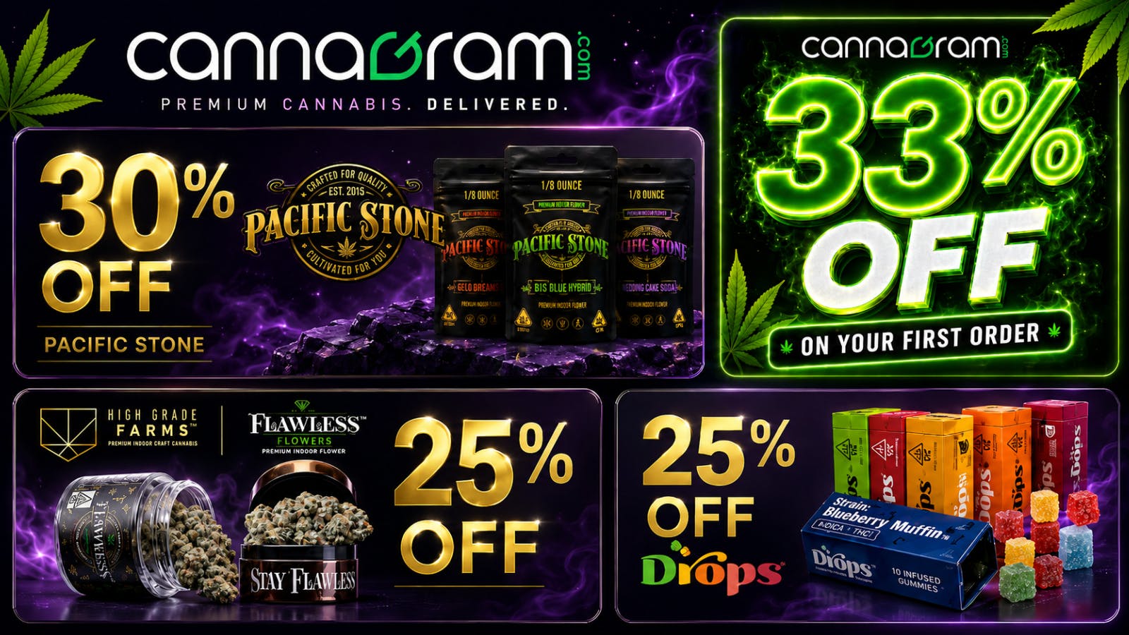 Cannagram - Roseville 🔥 Get 30% Off Pacific Stone🔥