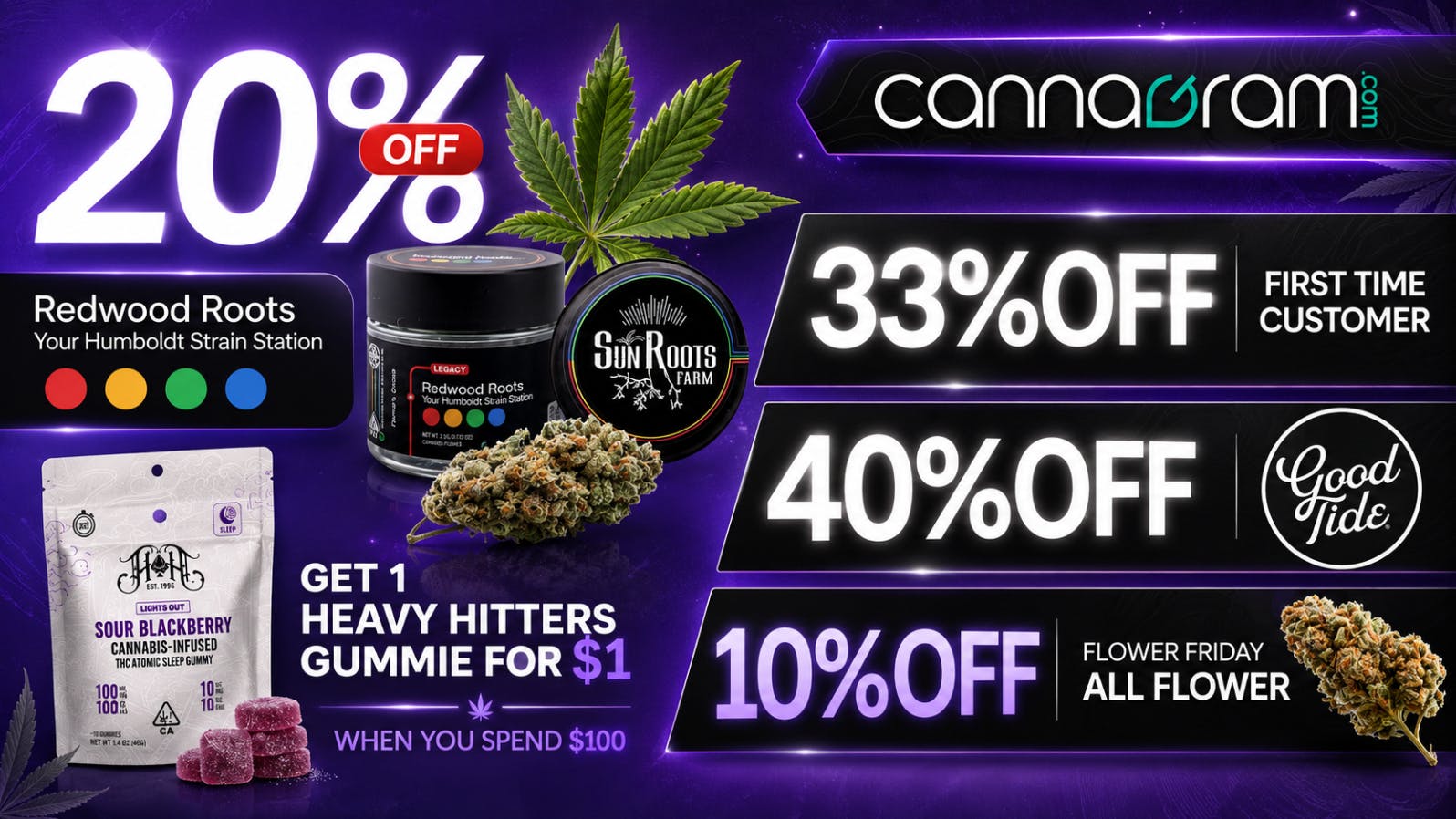 Cannagram - GraniteBay / Folsom Get 20% Off Redwood Roots 🌿